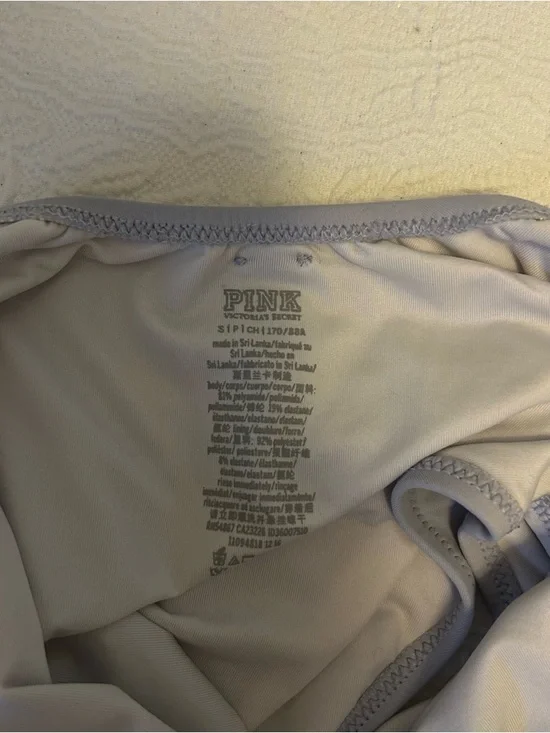 PINK Victoria's Secret Lavender Clamshell One-Piece - Picture 3 of 3